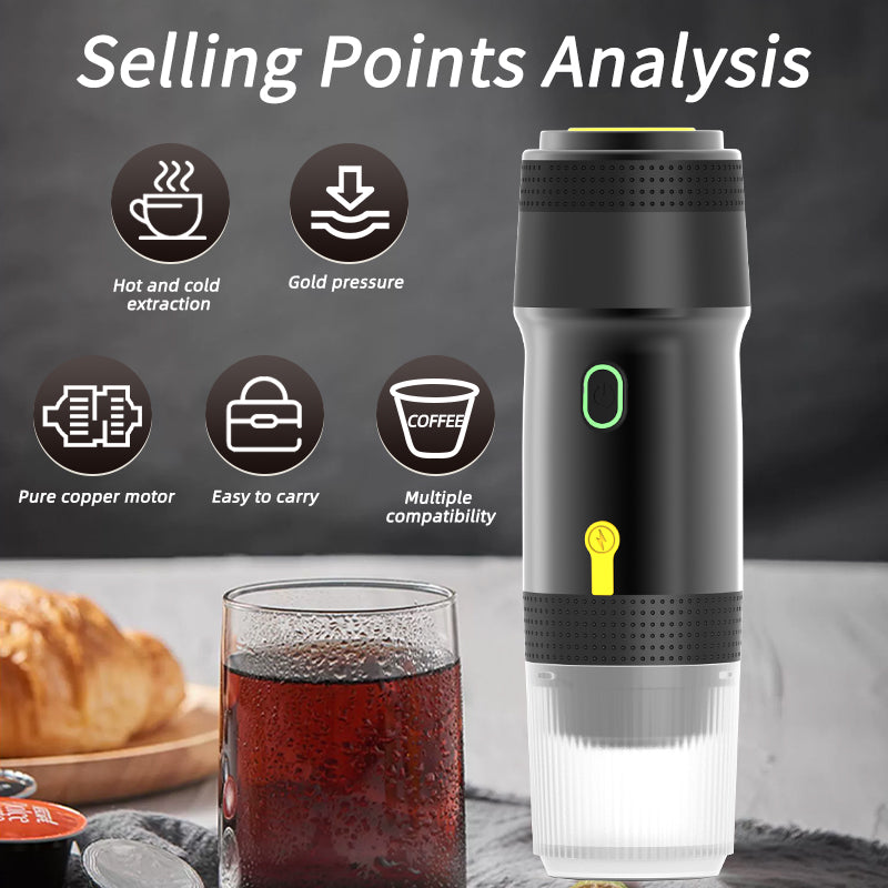 3 in 1 Portable Capsule Coffee Machine