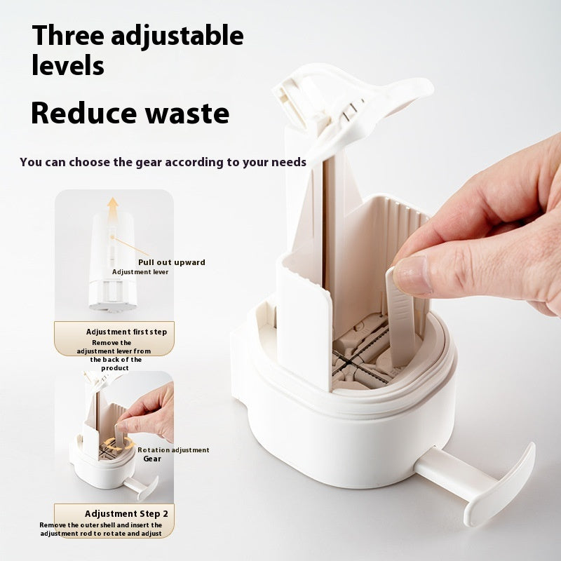 Soap Grinder Dispenser Soap Box Wall Mounted Dry Organizer Box Soap Powder Grinding Box for Restaurant Kitchen Office Gyms Hotel