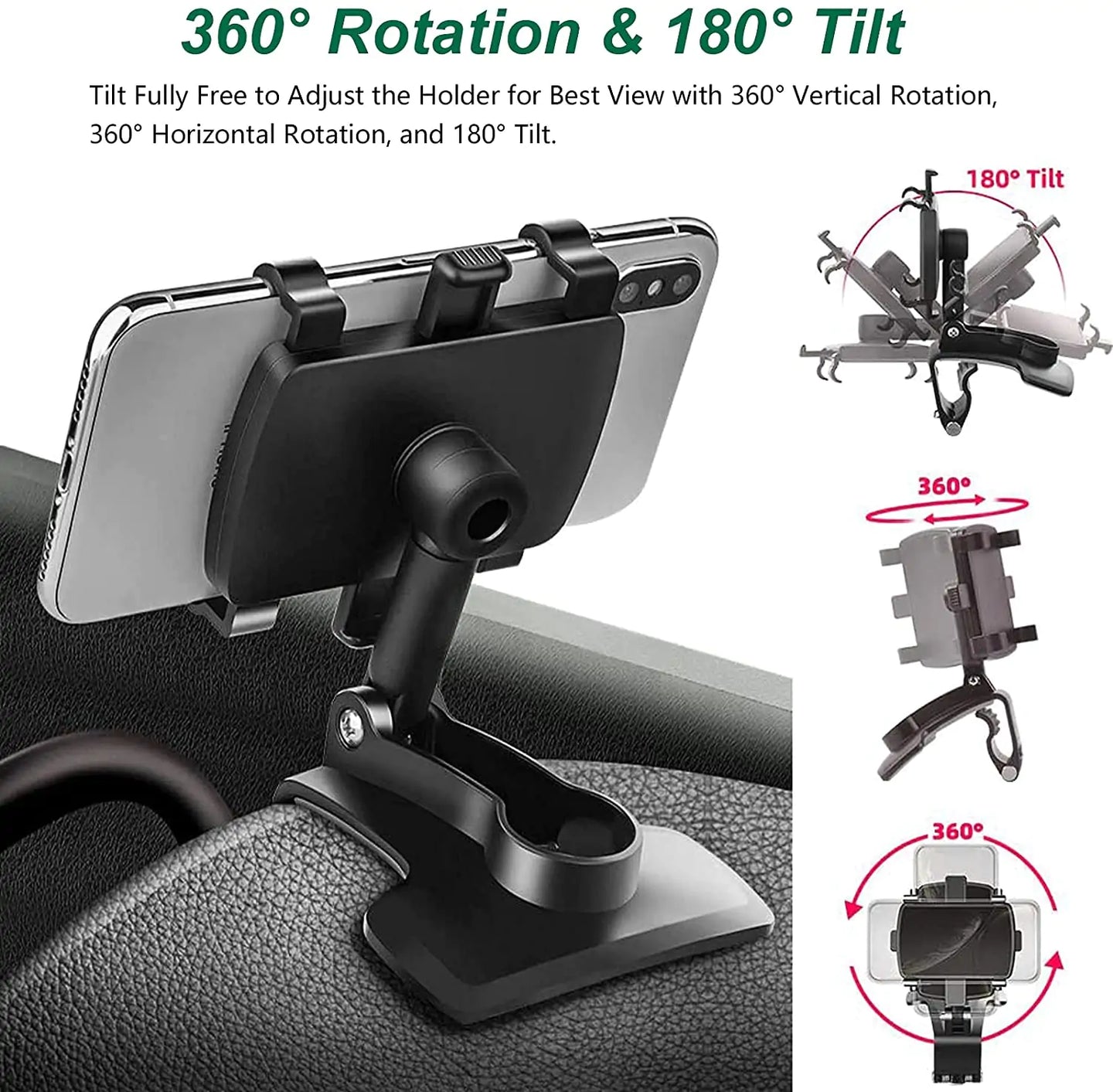 Universal Car Phone Holder Mount